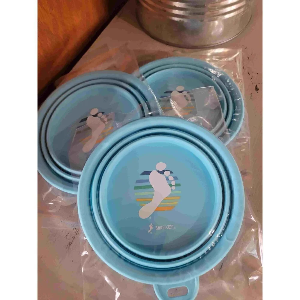 NWT Qty3 Collapsible Pet Bowls: portable travel water dog bowl/dish
